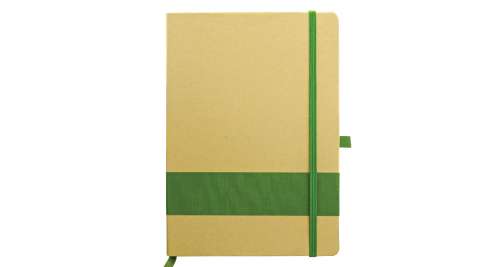 Goshopia co Friendly Notebooks with Stripe Green