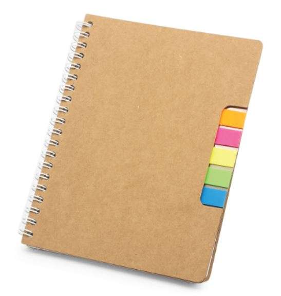 Notebook with Sticky Note & Pen Goshopia