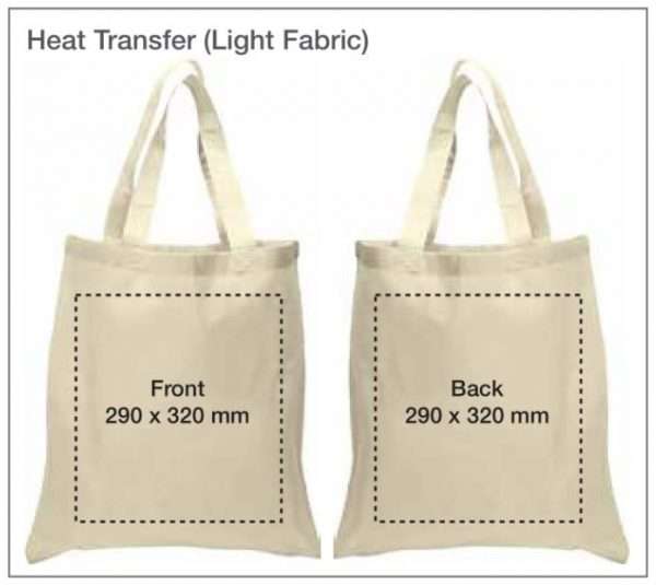 otton Shopping Bags Heat transfer branding option