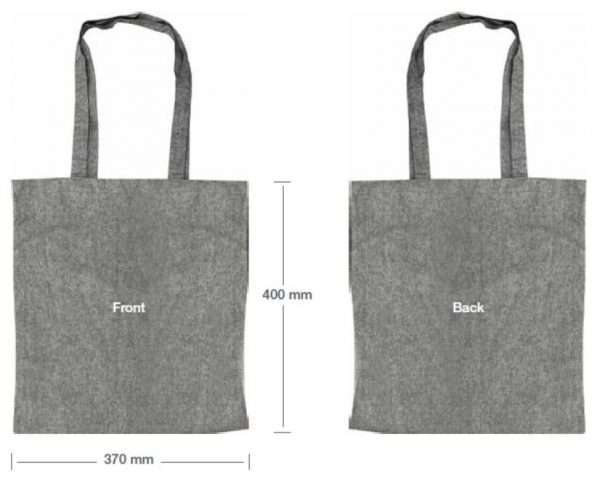 Measurements Recycled Cotton Bags