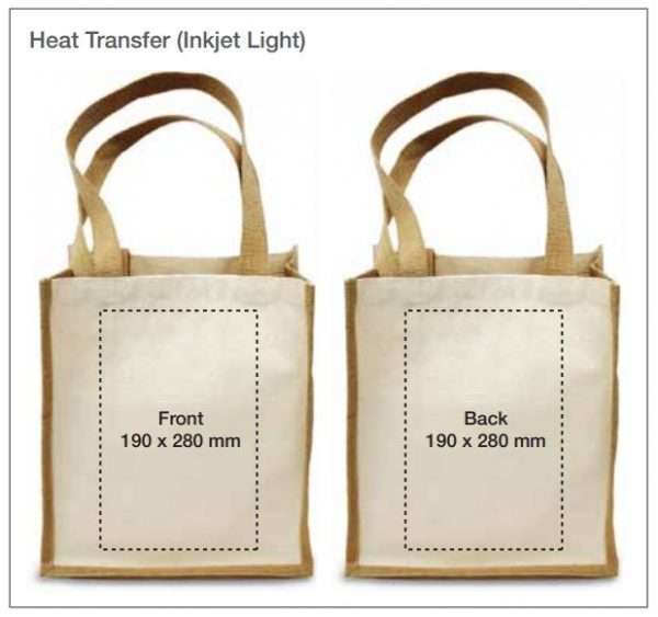Heat Transfer Branding Jute Cotton Bags