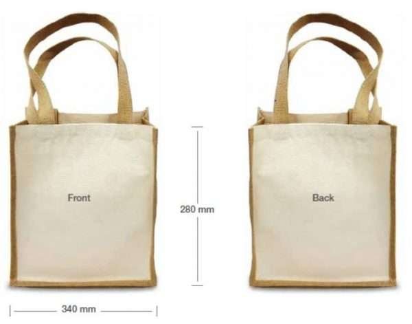 Product Measurement Jute Cotton Bags