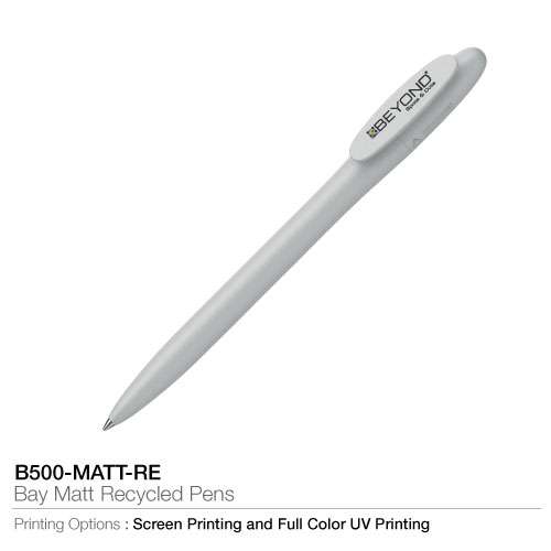 Maxema Bay Recycled Pens - Branding