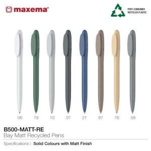 Maxema Bay Recycled Pens - Product View
