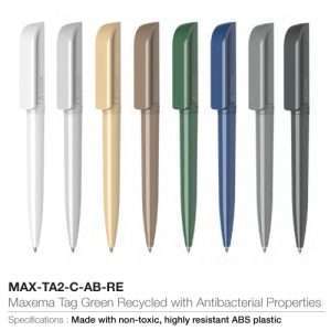 Maxema Antibacterial Recycled Pens - Product
