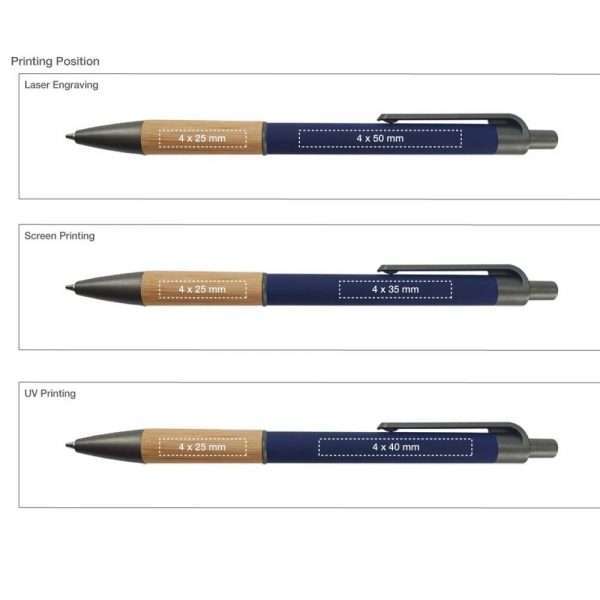 Push-Button Ballpoint Pens - Branding Options
