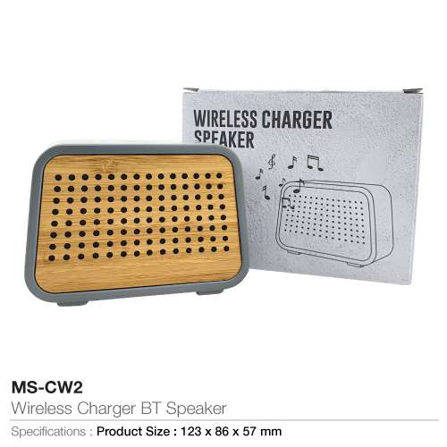 Wireless Charger BT Speaker (Radio Shape) - Packaging