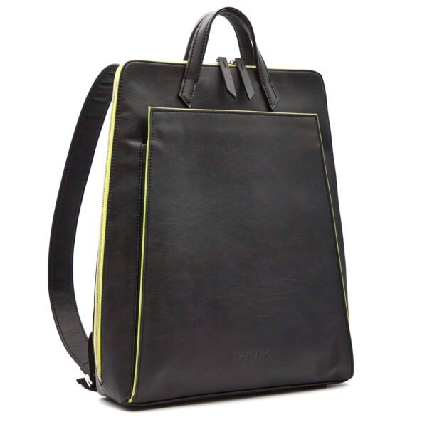 Premium Corporate Gifts in the UAE Urban Black/Yellow Vegan Laptop Backpack