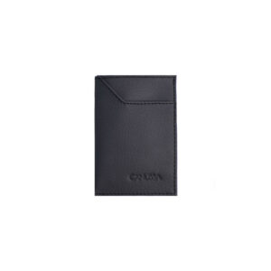 Premium Eco-friendly Corporate Gift Persimmon Slim Vegan Card holder -  Black
