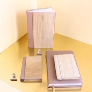 A5 Leaf Leather Notebook Premium Corporate Gifting Dubai UAE