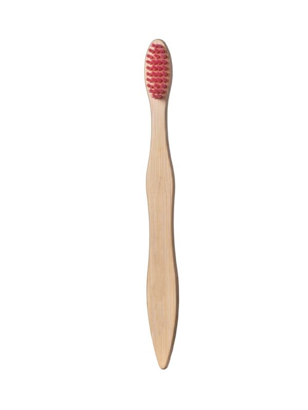 Red Customized Branded bamboo toothbrush Dubai Abu Dhabi UAE Hotels