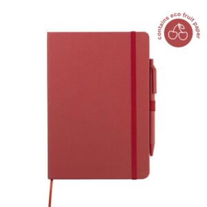 ABULA - eco-neutral® A5 Hard Cover Notebook & Pen Set - Cherry Paper - Notebooks, Pads & Folders & Gift Sets - Eco-Friendly Corporate Gifts Dubai