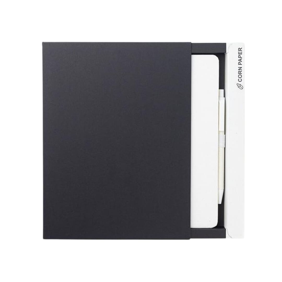ABULA - eco-neutral® A5 Hard Cover Notebook & Pen Set - Corn Paper - Notebooks, Pads & Folders & Gift Sets - Eco-Friendly Corporate Gifts Dubai