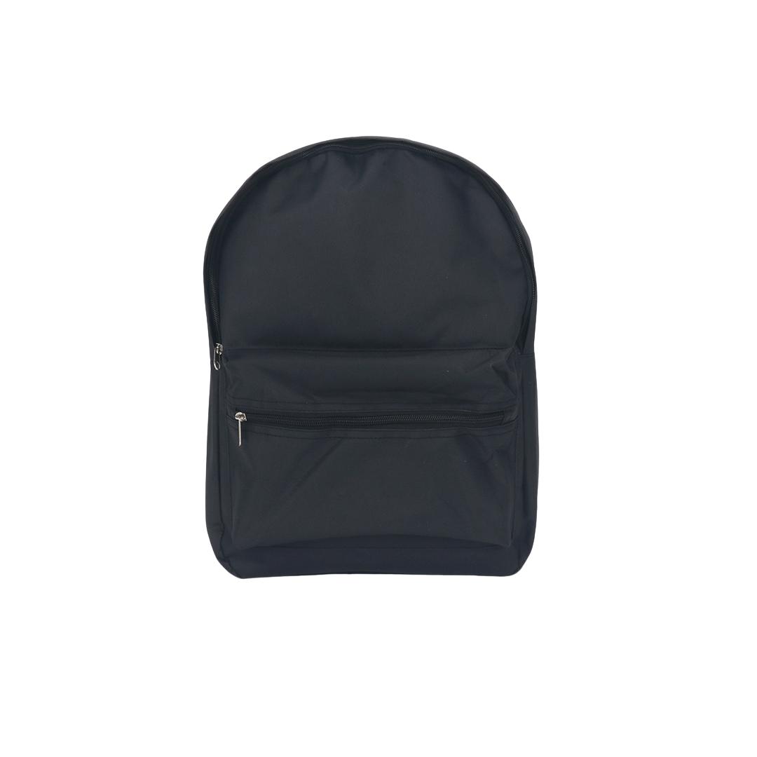 AKBEZ - Promotional 15" 300D Polyester Backpack - Black - Backpacks - Eco-Friendly Corporate Gifts Dubai