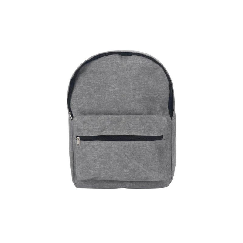 AKBEZ - Promotional 15" 300D Polyester Backpack - Grey - Backpacks - Eco-Friendly Corporate Gifts Dubai