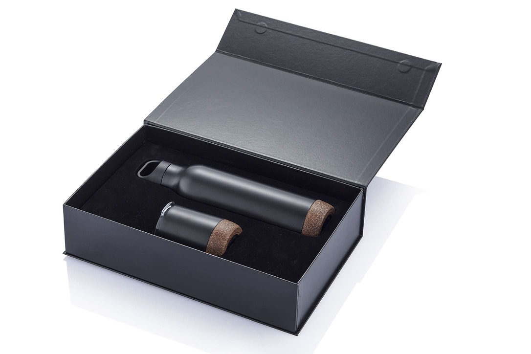 ALMELO - Hans Larsen Insulated Drinkware Set - Flasks & Bottles & Gift Sets & Mugs & Cups - Eco-Friendly Corporate Gifts Dubai