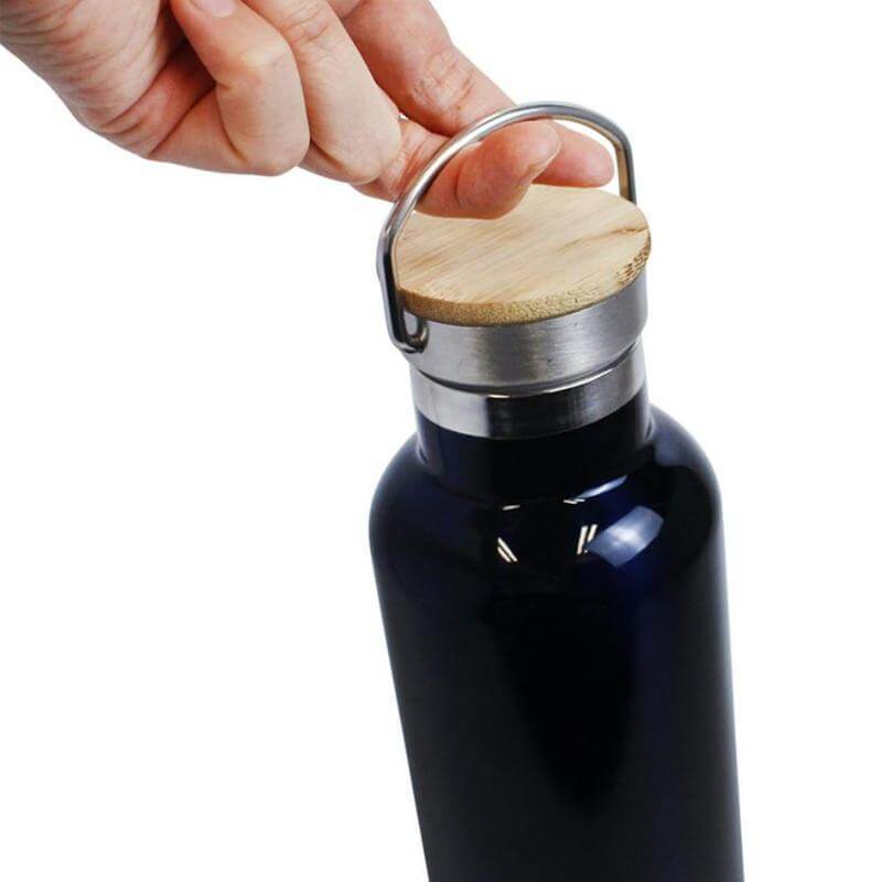 ALMERIA - Giftology Double Wall Stainless Steel Bottle 500ml - Black - Flasks & Bottles - Eco-Friendly Corporate Gifts Dubai