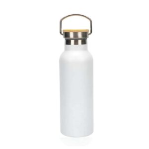 ALMERIA - Giftology Double Wall Stainless Steel Bottle 500ml - White - Flasks & Bottles - Eco-Friendly Corporate Gifts Dubai