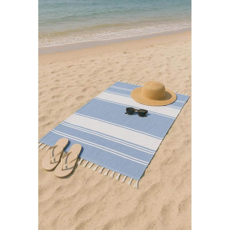 AMARA - Giftology Beach Towel in Drawstring Bag - Golf & Sports & Drawstring Bags - Eco-Friendly Corporate Gifts Dubai