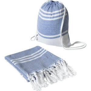 AMARA - Giftology Beach Towel in Drawstring Bag - Golf & Sports & Drawstring Bags - Eco-Friendly Corporate Gifts Dubai