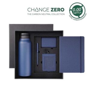 AVEIRO - CHANGE ZERO Sustainable 5pc Gratitude Gift Set - Navy Blue - Gift Sets & Mugs & Cups & For your Office - Eco-Friendly Corporate Gifts Dubai