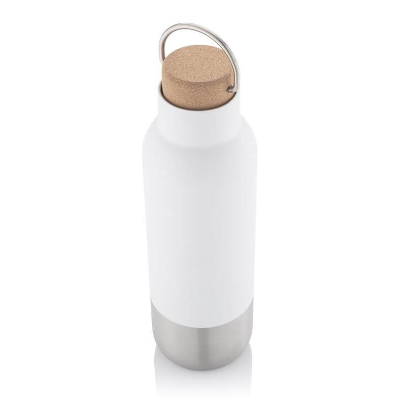 AVERSA - Hans Larsen RCS Recycled Stainless Steel Insulated Water Bottle - White - Flasks & Bottles & Mugs & Cups - Eco-Friendly Corporate Gifts Dubai