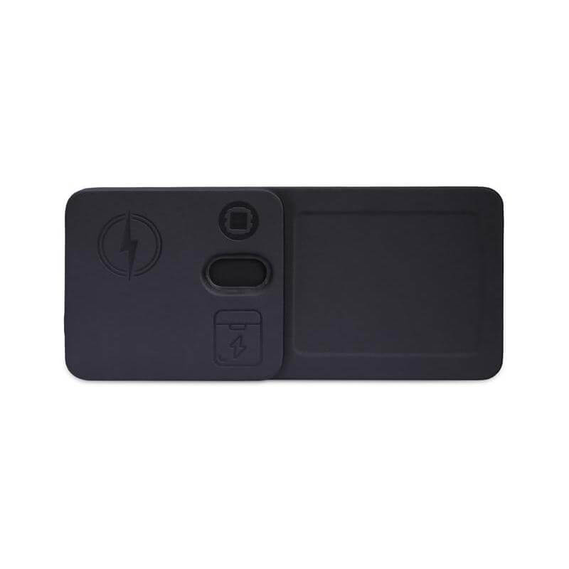 AVRON - Giftology 3-in-1 Magnetic Wireless Charger Desk Tray - Black - Chargers & Mouse pads - Eco-Friendly Corporate Gifts Dubai