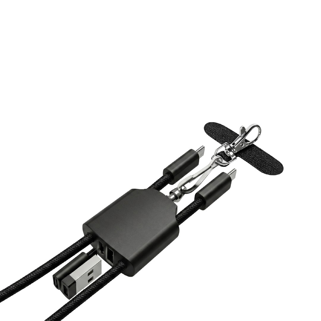 AXON - Giftology USB Type-C Lanyard Cable - Black - Mobile & Phone Accessories - Eco-Friendly Corporate Gifts Dubai
