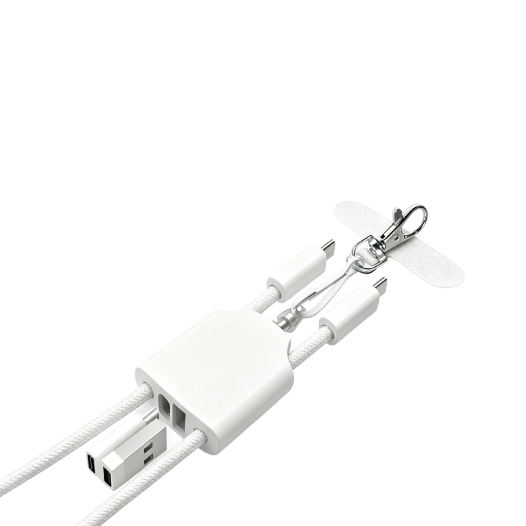 AXON - Giftology USB Type-C Lanyard Cable - White - Mobile & Phone Accessories - Eco-Friendly Corporate Gifts Dubai
