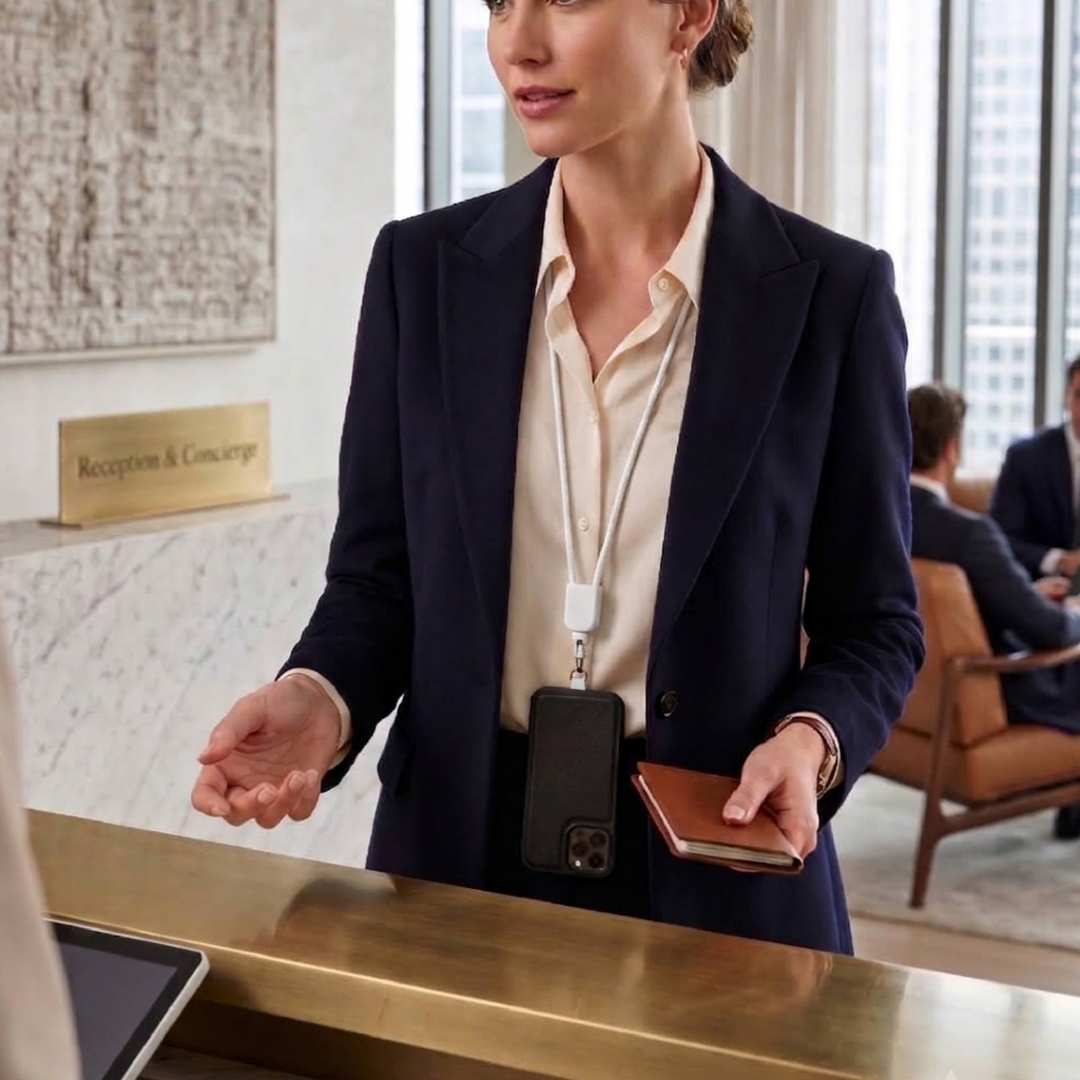 AXON - Giftology USB Type-C Lanyard Cable - White - Mobile & Phone Accessories - Eco-Friendly Corporate Gifts Dubai