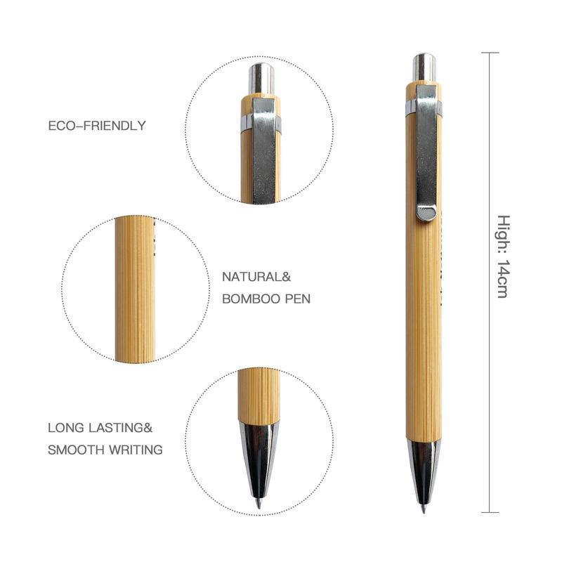 Bamboo Ballpoint Pen - Promotional Eco-friendly pens - Eco-Friendly Corporate Gifts Dubai