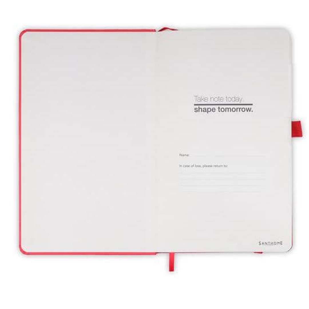BARON - Santhome Expanded A5 Hard Cover Notebook - Red - Notebooks, Pads & Folders & For your Office - Eco-Friendly Corporate Gifts Dubai