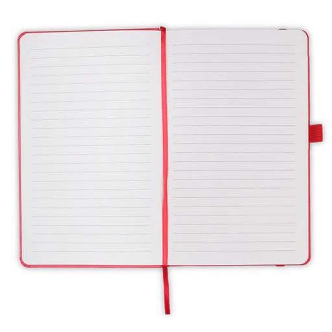BARON - Santhome Expanded A5 Hard Cover Notebook - Red - Notebooks, Pads & Folders & For your Office - Eco-Friendly Corporate Gifts Dubai