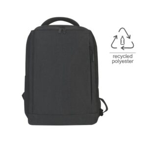BARUTH - Giftology GRS-certified Recycled RPET Backpack - Black - Backpacks - Eco-Friendly Corporate Gifts Dubai