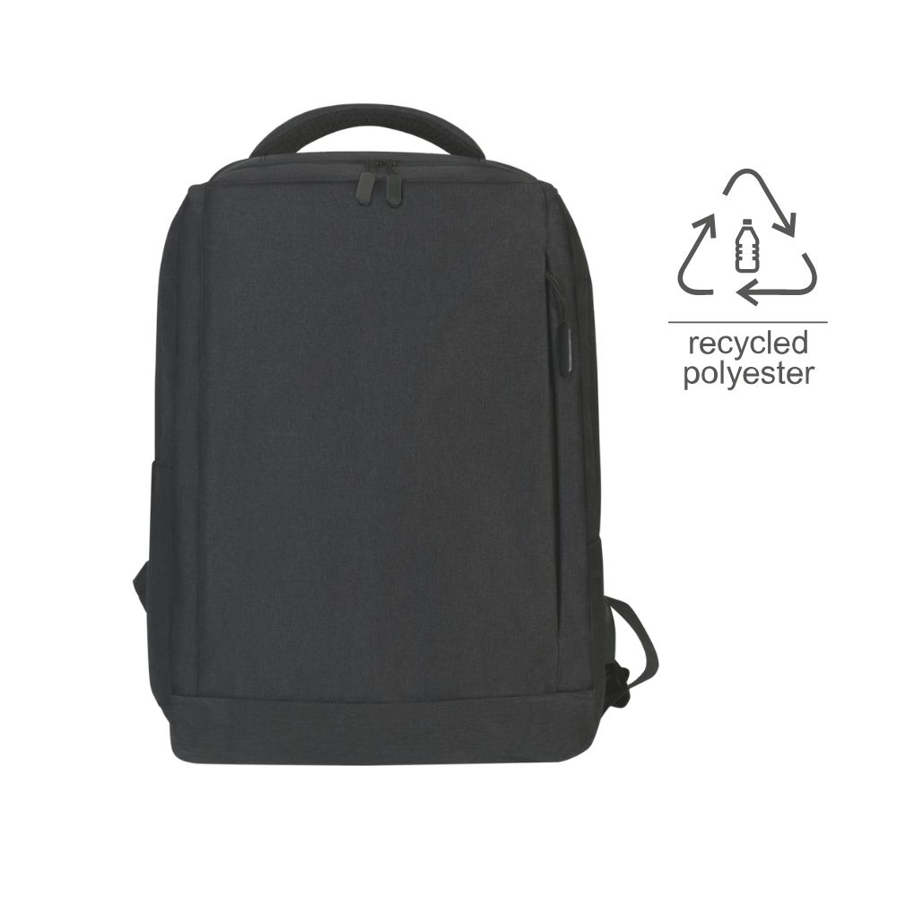 BARUTH - Giftology GRS-certified Recycled RPET Backpack - Black - Backpacks - Eco-Friendly Corporate Gifts Dubai