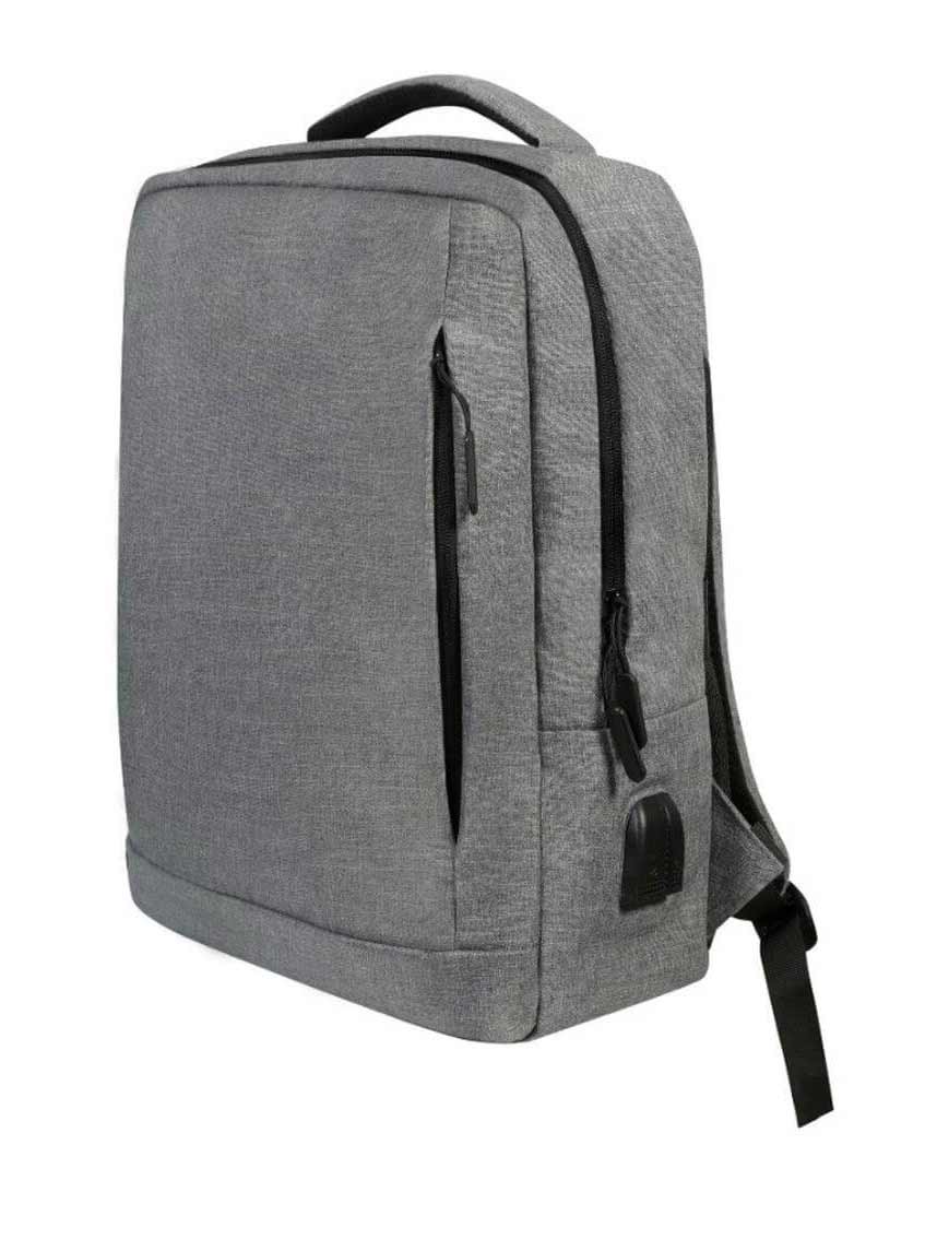 BARUTH - Giftology GRS-certified Recycled RPET Backpack - Grey - Backpacks - Eco-Friendly Corporate Gifts Dubai