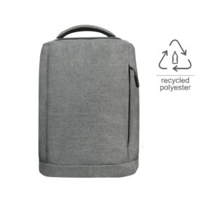 BARUTH - Giftology GRS-certified Recycled RPET Backpack - Grey - Backpacks - Eco-Friendly Corporate Gifts Dubai