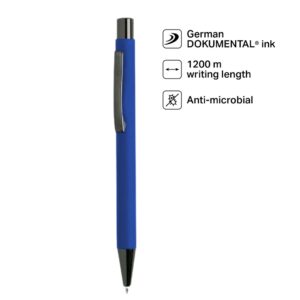 BILLUND - Giftology Metal Ballpen - Blue (Anti-bacterial) - Promotional Eco-friendly pens - Eco-Friendly Corporate Gifts Dubai