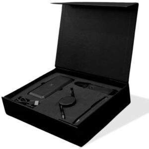 Black Leather Gift Set - Gift Sets - Eco-Friendly Corporate Gifts Dubai
