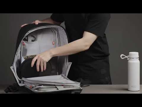 Bobby Edge Anti-Theft Backpack - Grey - Backpacks - Eco-Friendly Corporate Gifts Dubai