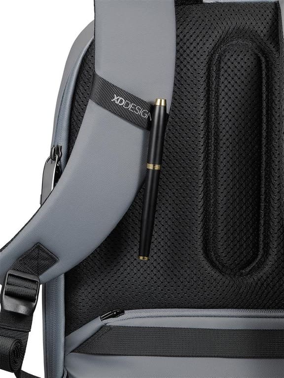 Bobby Edge Anti-Theft Backpack - Grey - Backpacks - Eco-Friendly Corporate Gifts Dubai