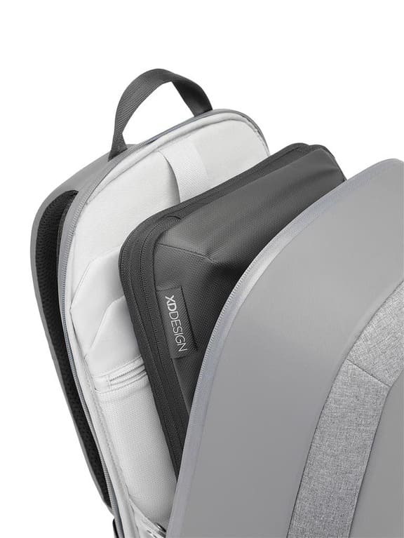 Bobby Edge Anti-Theft Backpack - Grey - Backpacks - Eco-Friendly Corporate Gifts Dubai