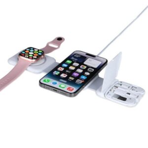 BOLERO - @memorii 2 in 1 Wireless Charger with Multi Cable Set - White - Chargers - Eco-Friendly Corporate Gifts Dubai