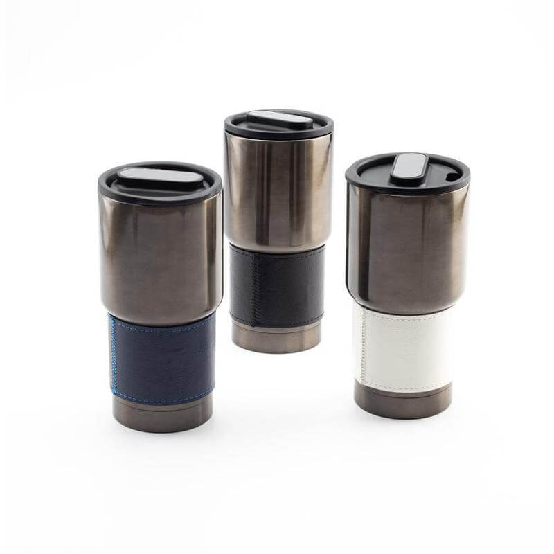 BOLIN - Hans Larsen Insulated Tumbler with Grip Sleeve 530ml - Blue - Mugs & Cups - Eco-Friendly Corporate Gifts Dubai