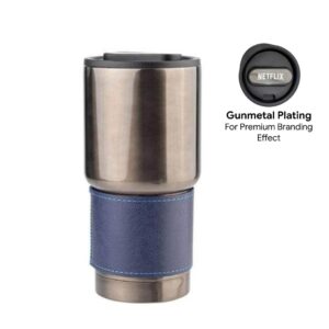 BOLIN - Hans Larsen Insulated Tumbler with Grip Sleeve 530ml - Blue - Mugs & Cups - Eco-Friendly Corporate Gifts Dubai