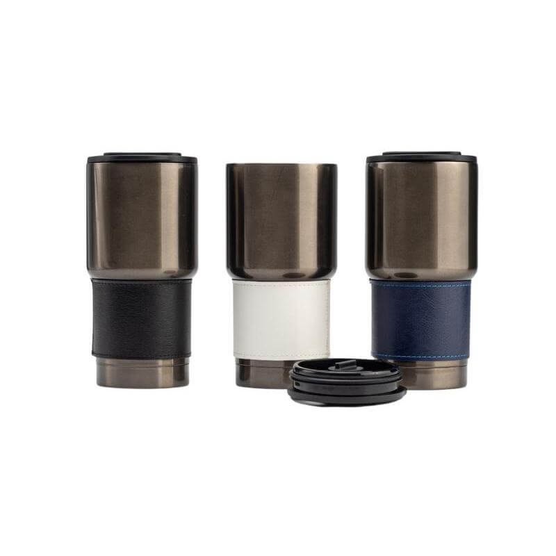 BOLIN - Hans Larsen Insulated Tumbler with Grip Sleeve 530ml - Blue - Mugs & Cups - Eco-Friendly Corporate Gifts Dubai