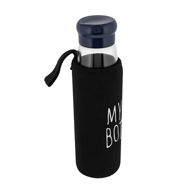 BRASOV - Hans Larsen Borosilicate 500 ml Glass Bottle - Flasks & Bottles - Eco-Friendly Corporate Gifts Dubai