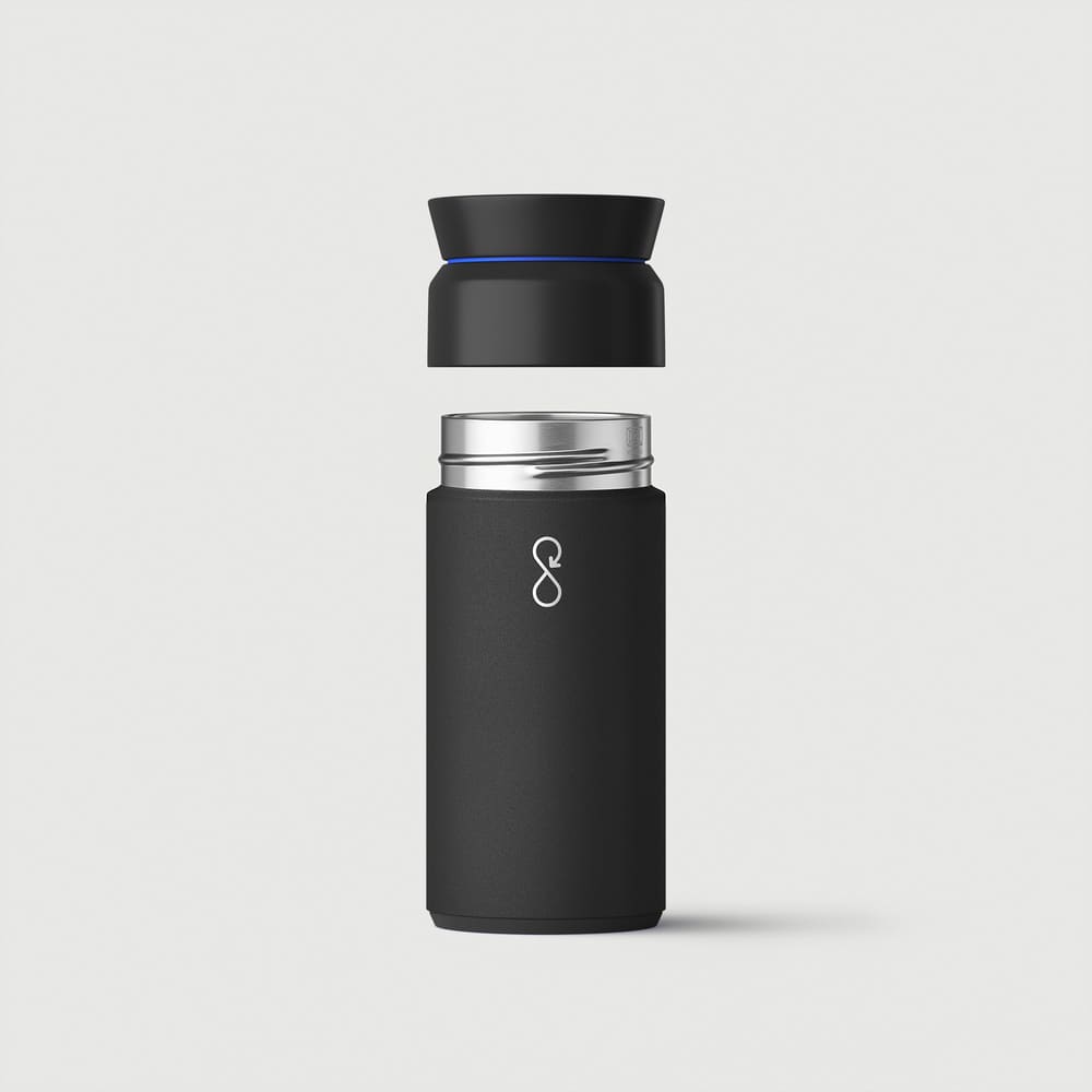 BREW by Ocean Bottle - Black - Mugs & Cups - Eco-Friendly Corporate Gifts Dubai