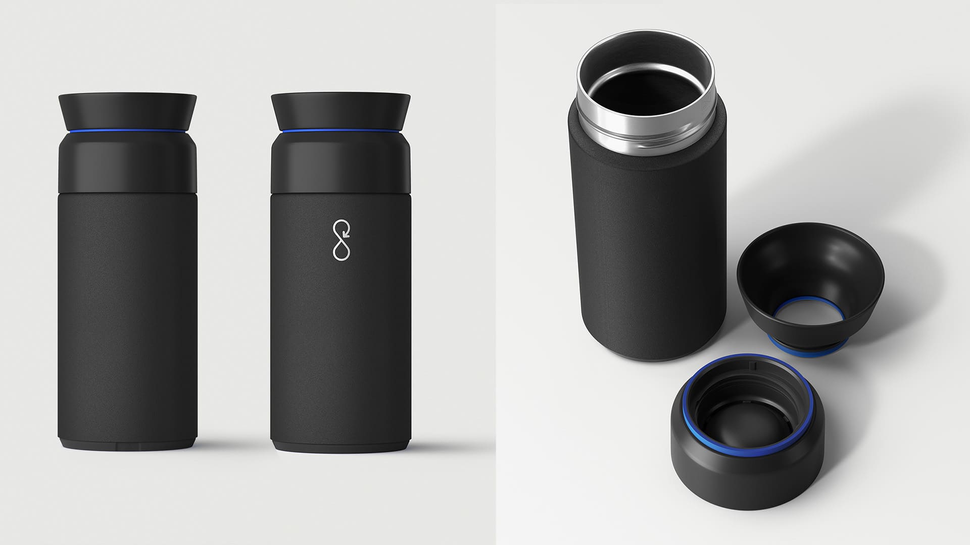 BREW by Ocean Bottle - Black - Mugs & Cups - Eco-Friendly Corporate Gifts Dubai