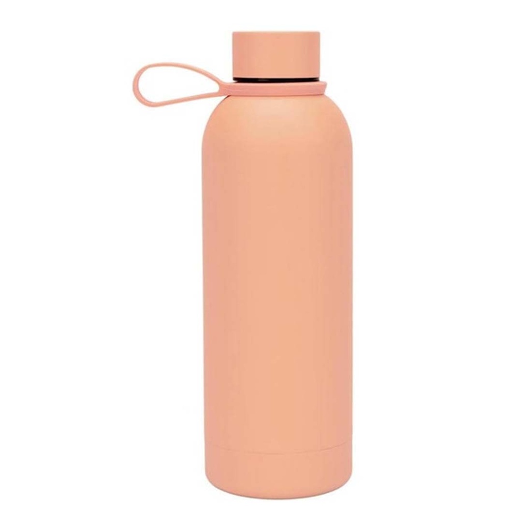 CADIZ - Giftology Double Wall Stainless Steel Bottle 500ml - Peach Pink - Flasks & Bottles - Eco-Friendly Corporate Gifts Dubai